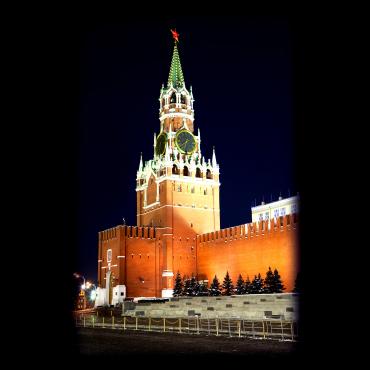 Спасская башня Кремля. Москва. Россия.