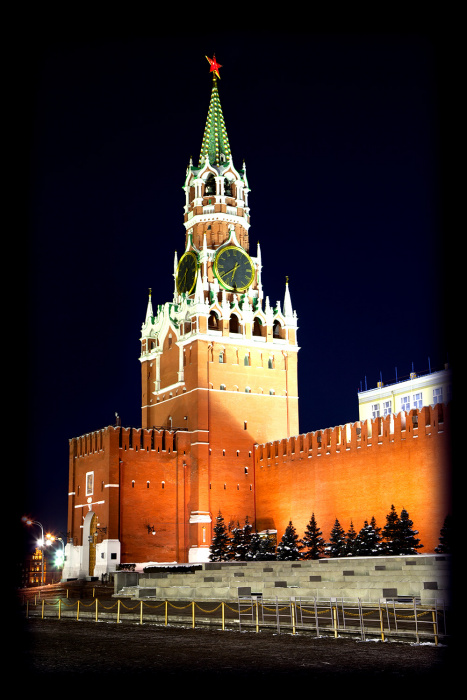 Спасская башня Кремля. Москва. Россия.